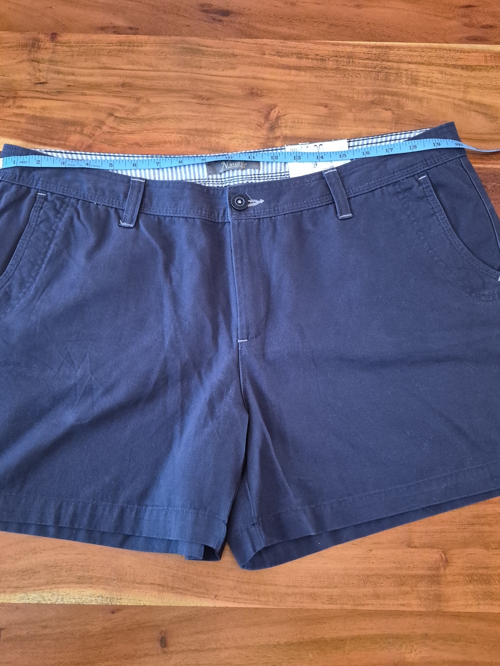 Natural Reflections Women’s Size 18 Navy Cotton Blend Shorts